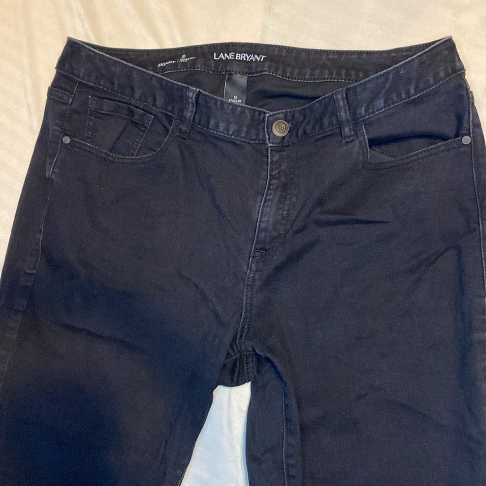 Black lanebryant skinny jeans